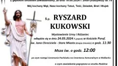 Zmarł Ryszard Kukowski. Miał 78 lat.