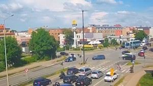 Malbork. Potrącony na przejeździe dla rowerów 16-letni cyklista trafił do szpitala. Zobacz wideo