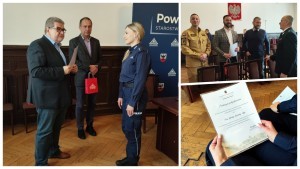Bezpieczeństwo mieszkańców powiatu malborskiego priorytetem - podziękowania dla służb i wolontariuszy. Wideo i zdjęcia