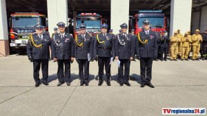Powiatowe Obchody Dnia Strażaka w Malborku. Wręczono awanse i odznaczenia. Wideo i zdjęcia