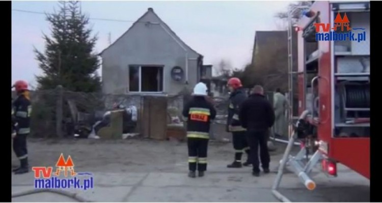 Pożar budynku mieszkalnego na Wielbarku - 12.04.2012