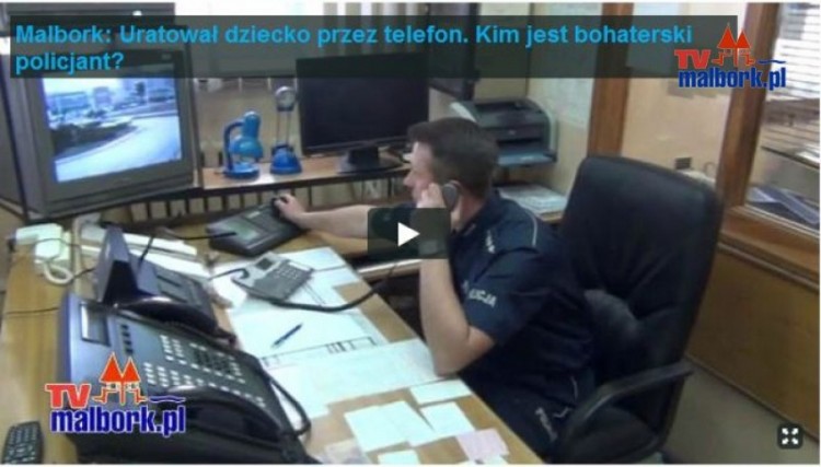 Uratował dziecko przez telefon. Kim jest bohaterski policjant?