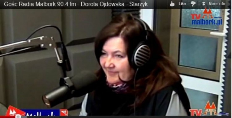 Gość Radia Malbork 90'4 FM w TvMalbork.pl: Dorota Ojdowska - Starzyk&#8230;
