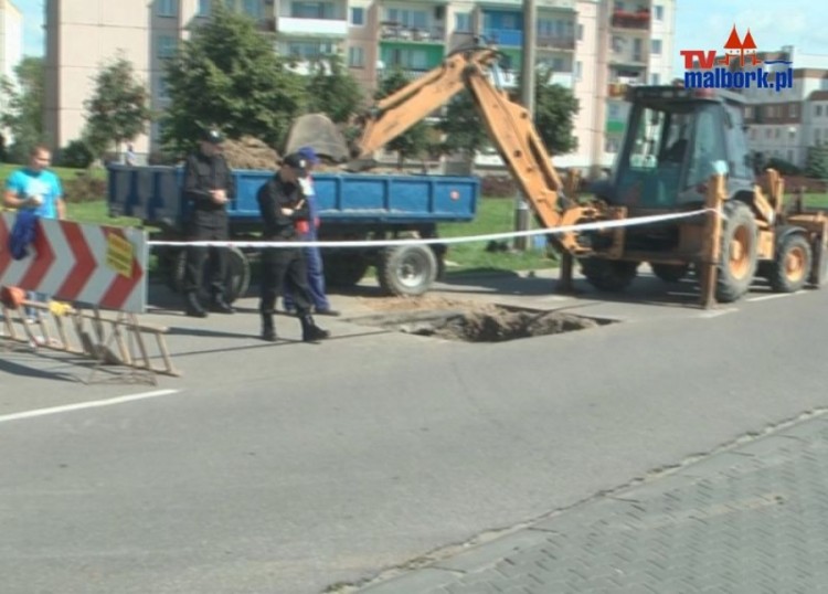 Pocisk artyleryjski na Kotarbińskiego - 23.07.2012