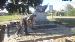 Odnowienie figurki Matki Boskiej w Nowej Wsi Malborskiej