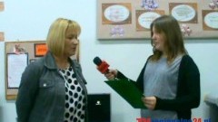 OTWARCIE ODREMONTOWANEJ SALI CHEMICZNEJ I WIZYTA W RADIO MALBORK TELEWIZJI JTV Z GIMNAZJUM NR 2 W MALBORKU - 06.03.2014