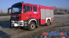 NOWY SAMOCHÓD RATOWNICZO - GAŚNICZY W PODZIALE BOJOWYM W  OSP STEGNA -05.01.2015