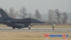 BELGIJSKIE MYŚLIWCE WYLĄDOWAŁY W MALBORKU W RAMACH MISJI  BALTIC AIR POLICING – 07.01.2015