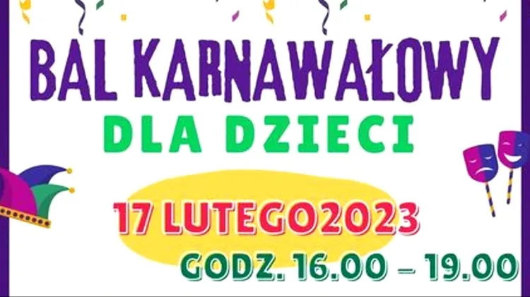 Gmina Malbork zaprasza najmłodszych na bal karnawałowy w Lasowicach&#8230;