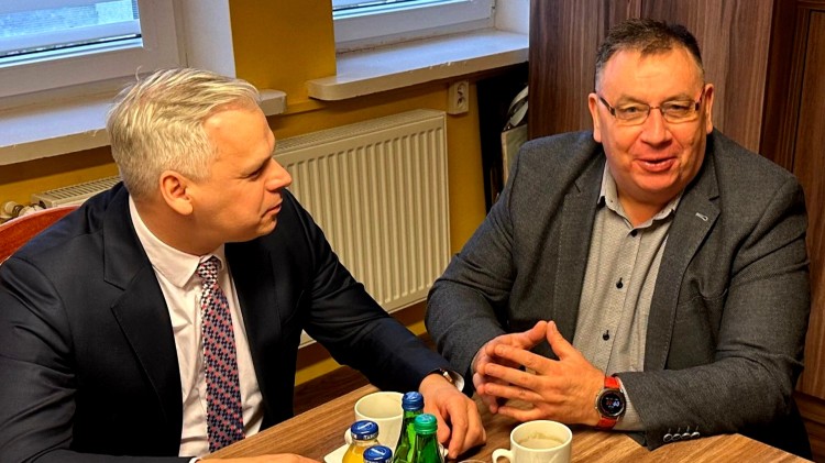 Gmina Stare Pole. Spotkanie Wójta Marka Szczypiora z Wiceministrem Aktywów…