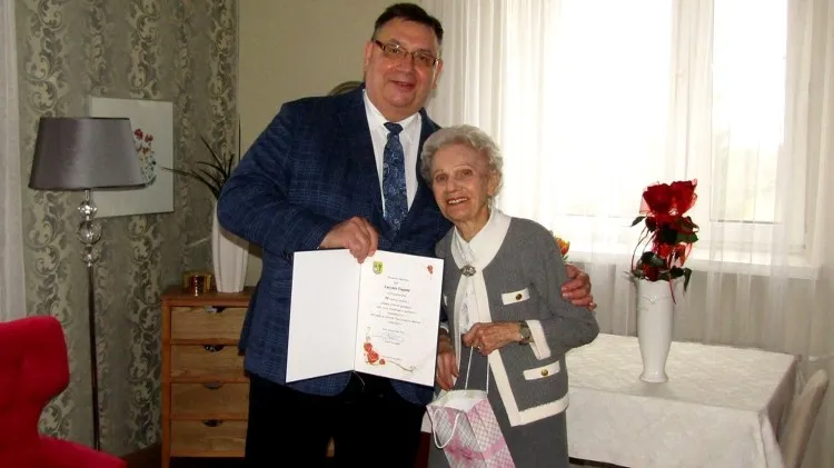 Stare Pole. Jubileusz 94. urodzin Lucyny Gugała.