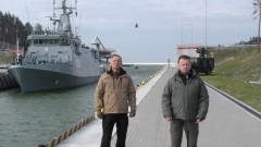 Przekop Mierzei Wiślanej. Andrzej Duda i Mariusz Błaszczak obserwują ćwiczenia wojskowe Zalew-23 - 18.04.2023
