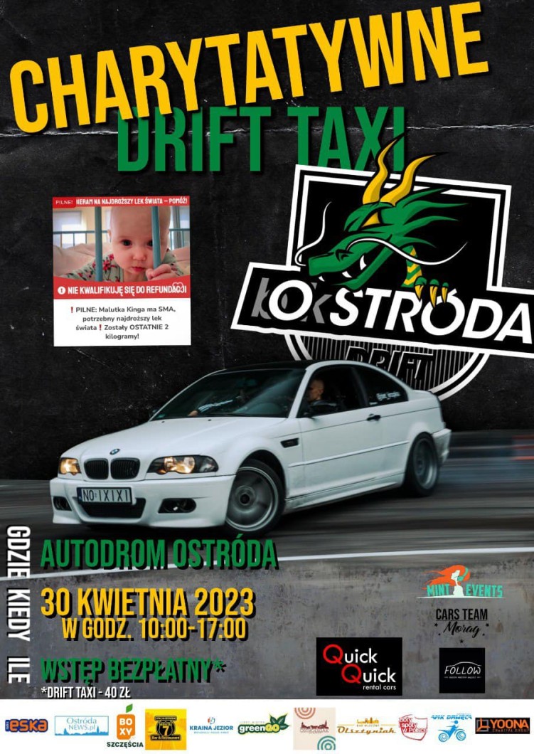 bOkSTRÓDA Charytatywnie - 30.04.2023 - Autodrom Ostróda dla Kingi Rydz