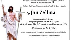 Zmarł Jan Zellma. Żył 82 lata.