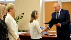 Akty nadania stopnia awansu zawodowego dla nauczycieli z powiatu sztumskiego.