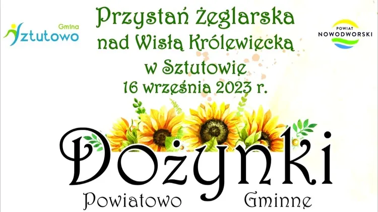 Powiat nowodworski. Zaproszenie na Dożynki Powiatowo-Gminne.