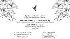 Kondolencje Starosty Nowodworskiego, Członków Zarządu Powiatu, Przewodniczącego Rady Powiatu, Radnych i Pracowników Starostwa Powiatowego w Nowym Dworze Gdańskim.
