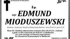 Odszedł Edmund Mioduszewski. Żył 88 lat.