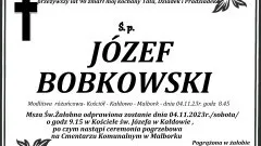 Odszedł Józef Bobkowski. Żył 90 lat.