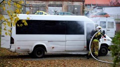 Pożar autobusu w Nowym Stawie – tygodniowy raport malborskich służb mundurowych.