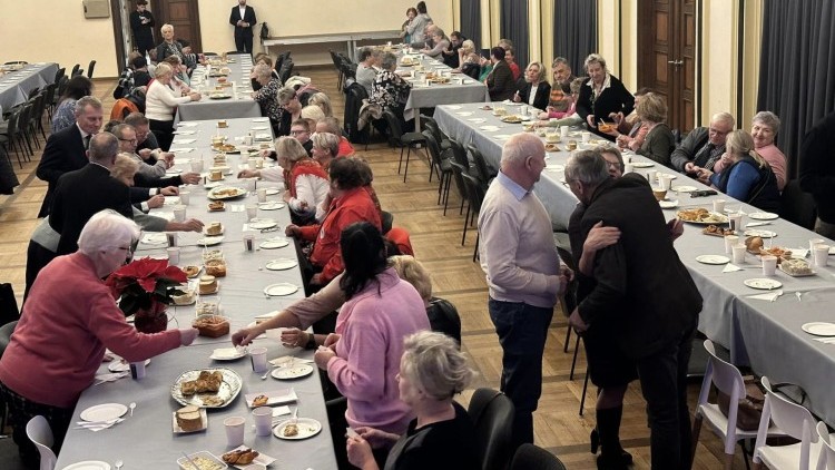 Nowy Dwór Gdański. Spotkanie wigilijne seniorów.