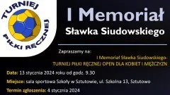 Sztutowo. Memoriał Sławka Siudowskiego – Turniej Piłki Ręcznej dla&#8230;