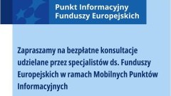 Nowy Dwór Gdański. Zaproszenie na bezpłatne konsultacje ds. Funduszy Europejskich.