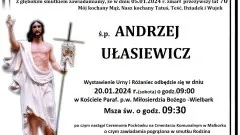 Zmarł Andrzej Ułasiewicz. Żył 70 lat.
