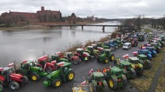 Protest rolników w Malborku. Zobacz foto i wideo relację - 20.02.2024
