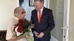 Nowy Dwór Gdański. Jubileusz 90. urodzin Teresy Harbuz.