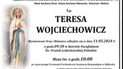 Zmarła Teresa Wojciechowicz. Miała 76 lat.