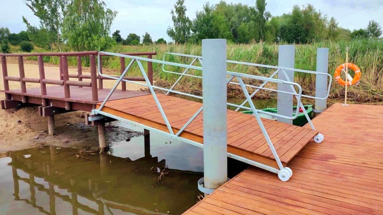 Gmina Miłoradz. Powstała nowa przystań kajakowa i teren rekreacyjny…