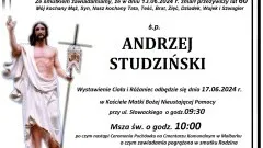 Zmarł Andrzej Studziński. Miał 60 lat.