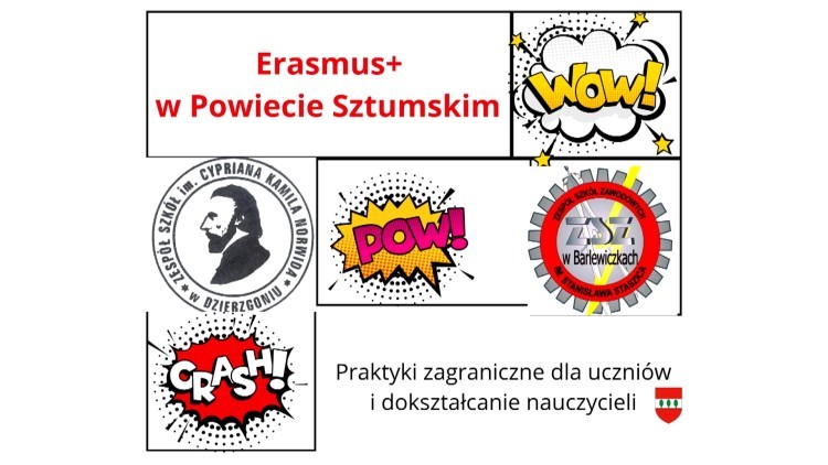 Powiat sztumski. Blisko 130 tys. euro dofinansowania dla szkół w ramach Erasmus+.