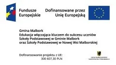 Edukacja włączająca kluczem do sukcesu uczniów - Gmina Malbork z dofinansowaniem.