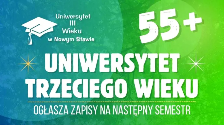 Nowy Staw. Trwają zapisy do Uniwersytetu Trzeciego Wieku.