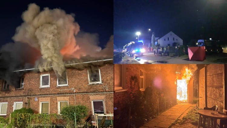 Nocny pożar budynku w Malborku – jedna osoba nie żyje. Policja zatrzymała dwie osoby w tej sprawie. Zobacz wideo i zdjęcia od widzów 19.09.2024