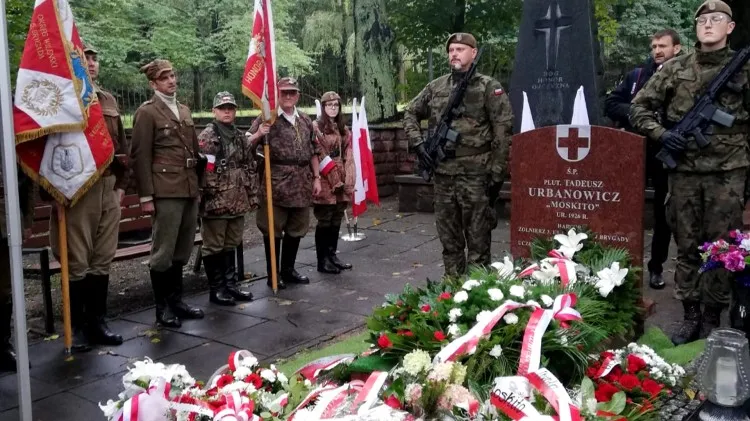 Uroczystości pogrzebowe Tadeusza Urbanowicza ps. „Moskito”.