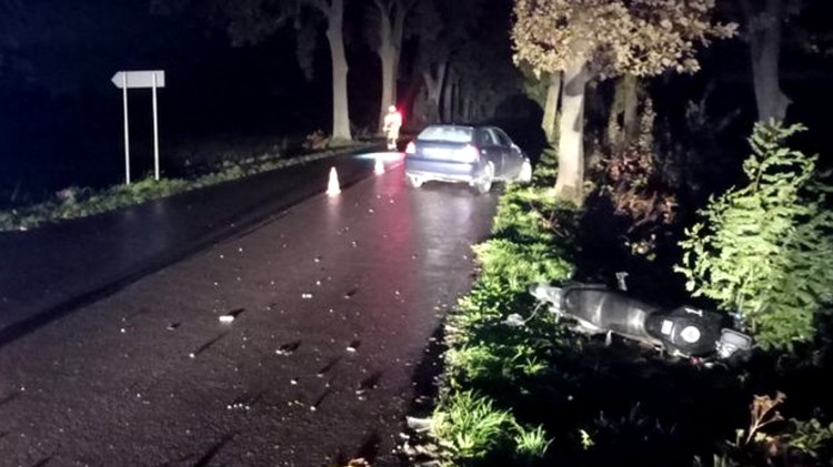 Zderzenie motoroweru z osobówką w Brzózkach – policja wyjaśnia przyczyny…