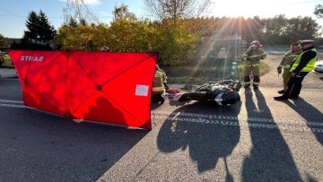 DW515. Zderzenie motocykla z osobówką w Nowej Wsi Malborskiej – kierowca&#8230;