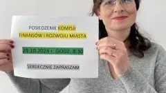 ZAPROSZENIE NA KOMISJĘ FINANSÓW I ROZWOJU MIASTA