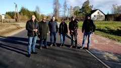 Powiat malborski. Końcowy odbiór przebudowy drogi w Ząbrowie.