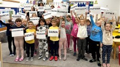 Malbork. Spotkania Młodszych Ambasadorów z Technikum nr 3 z przedszkolakami. 