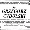 Zmarł Grzegorz Cybulski. Żył 47 lat.