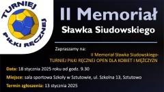 Sztutowo. Trwają zapisy do II Memoriału Sławka Siudowskiego.