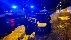 Powiat nowodworski. Jazda na podwójnym gazie zakończona w szpitalu.