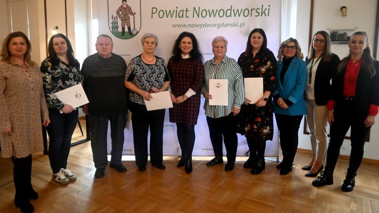 Nowy Dwór Gdański. Posiedzenie Powiatowej Społecznej Rady ds. Osób Niepełnosprawnych.