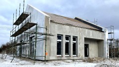 Mury pną się do góry - trwa budowa świetlic wiejskich w Chlebówce i Trępnowach.