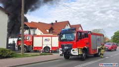 Pożar sali weselnej w Nowej Wsi Malborskiej - ewakuowano 12. osób. Zobacz wideo i zdjęcia 30.04.2025