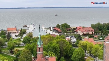 Prace podczyszczeniowe w porcie Frombork i innych przystaniach Zalewu&#8230;
